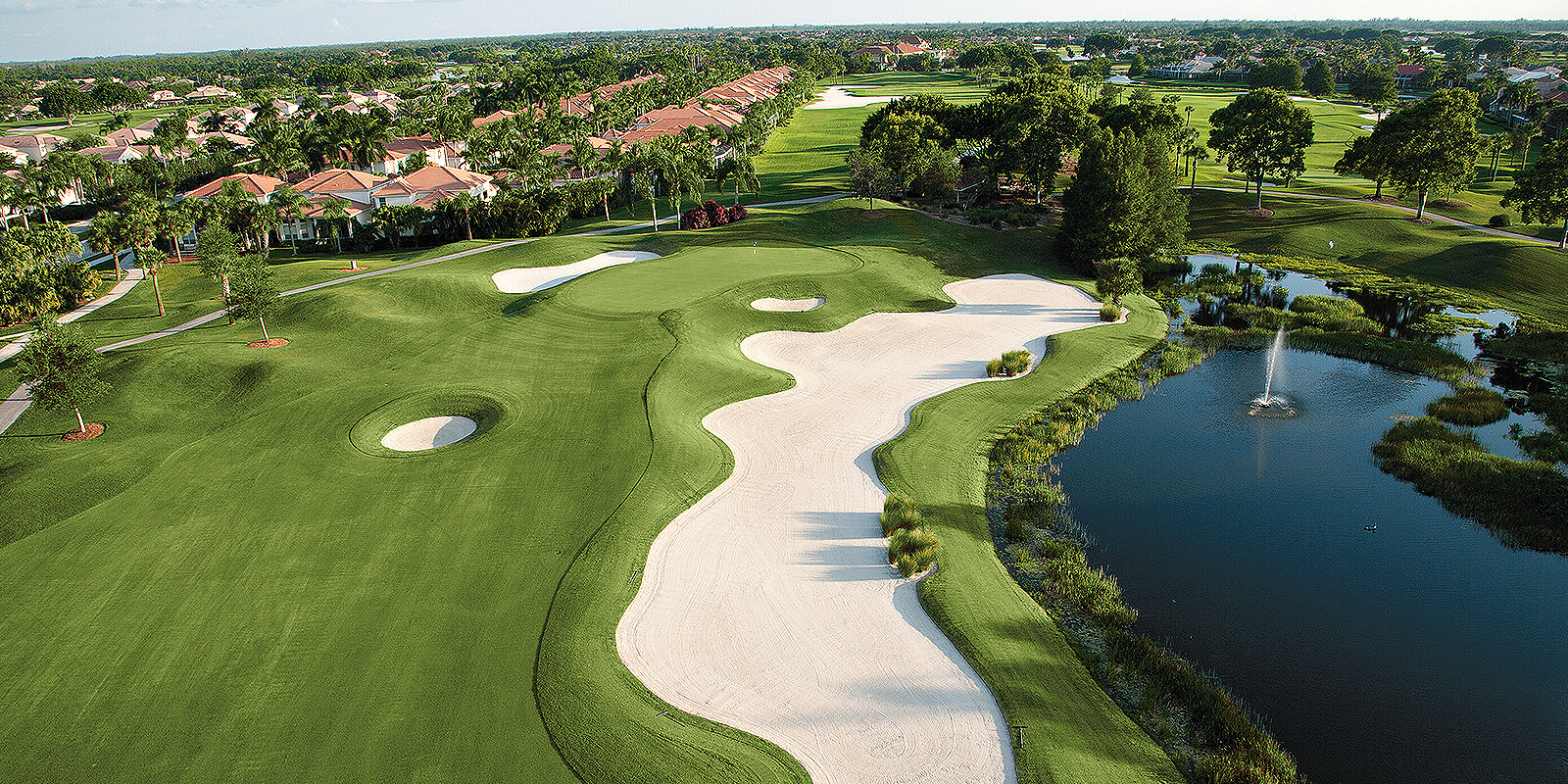 West Palm Beach Golf Course Aerial View