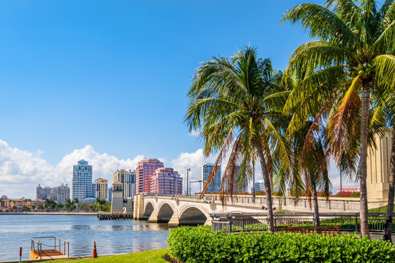 waterfront on the city